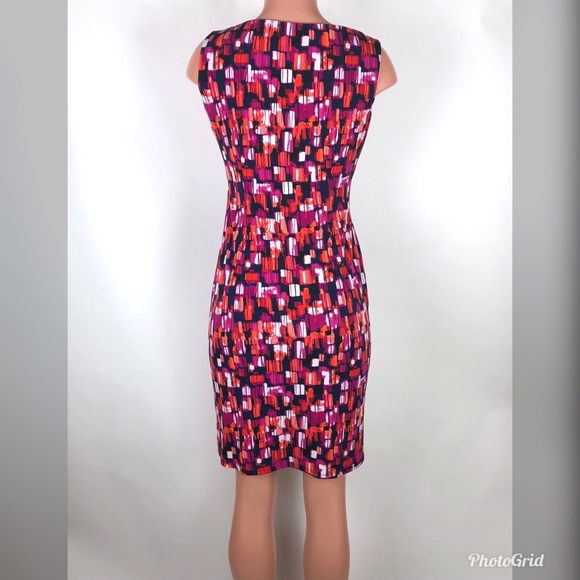 Anne Klein Stretch Sheath Sleeveless Dress Size 4 - Picture 4 of 6